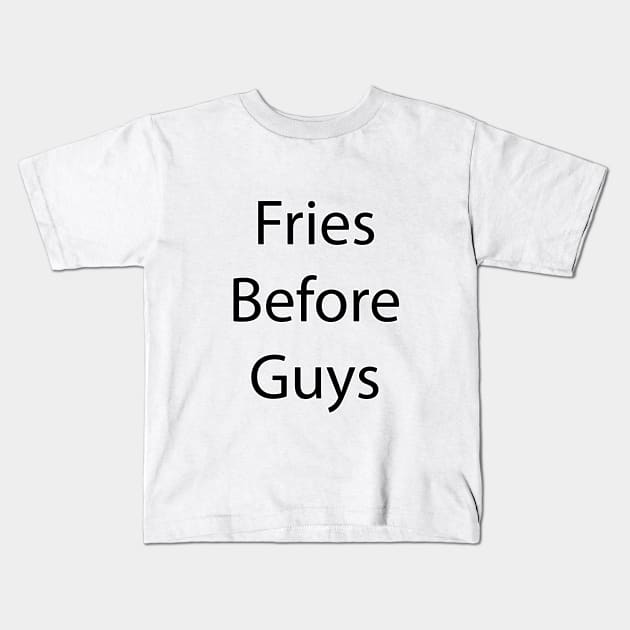 Funny Food Quote 9 Kids T-Shirt by Park Windsor